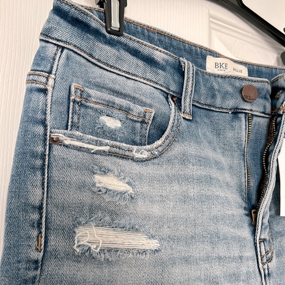BKE Jeans 30 x 28 Billie Cropped Straight NWT Slim Fit High Rise - Picture 6 of 7
